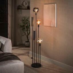 Vloerlamp Sfeer 5 Lichts met glazen bollen en spots  - 1