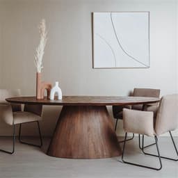 Eetkamertafel Premo Bruin Ovaal 220cm  - 2