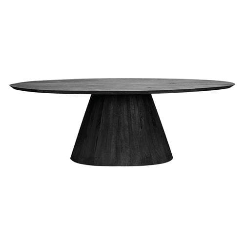 Eetkamertafel Premo Zwart Ovaal 220cm