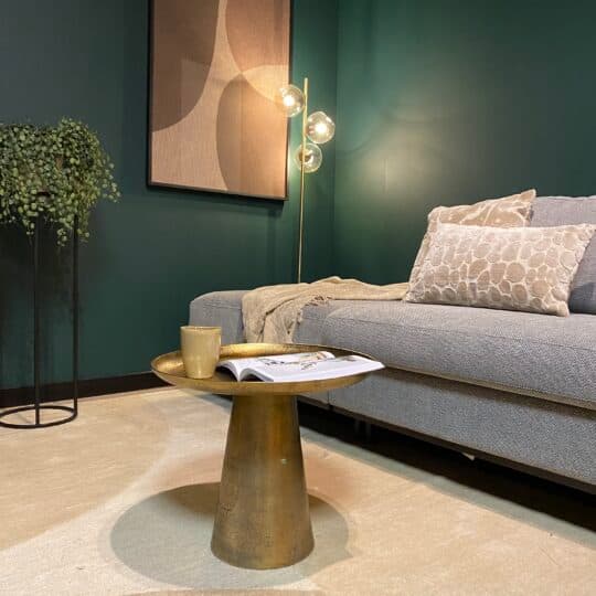 Salontafel Daisy Goud Aluminium 50 cm