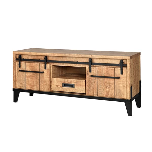 Camino tv-dressoir mango 2D, OV, 1L - 1