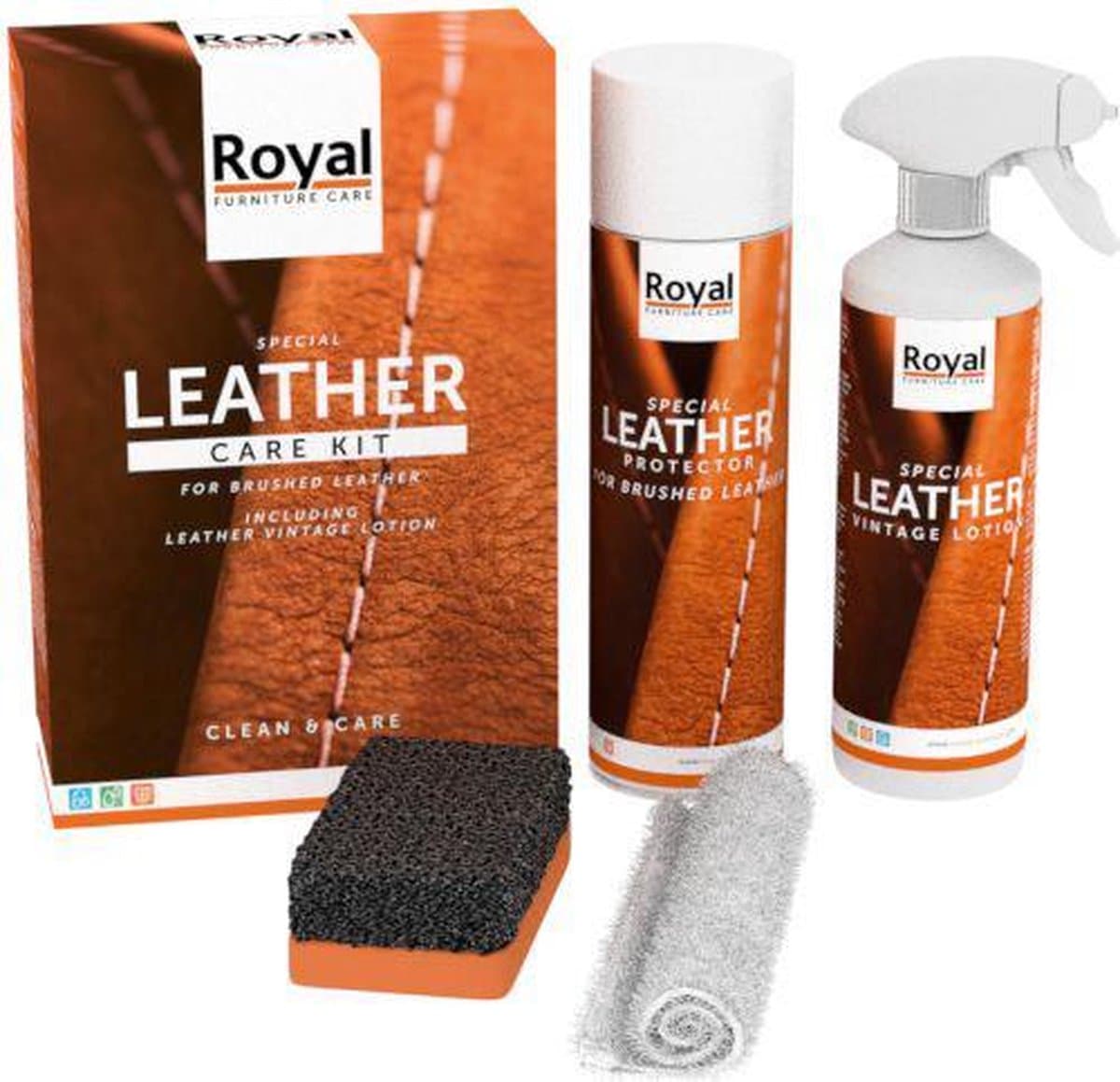 Leather Care Kit Brushed Leather - 1