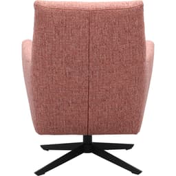 Draaifauteuil Roos zwarte kruispoot - 5