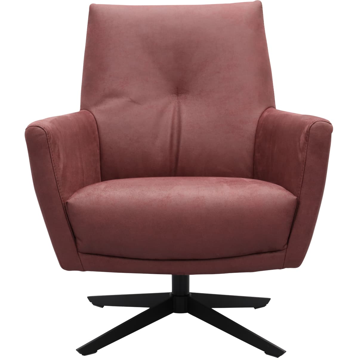 Draaifauteuil Roos zwarte kruispoot - 13