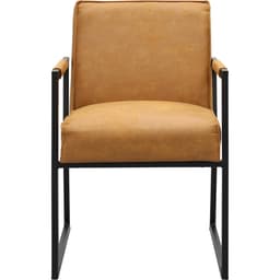 Eetkamerstoel Kenzo met metalen armleuning - 11