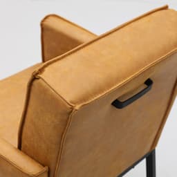 Eetkamerstoel Kenzo met gestoffeerde armleuning - 14