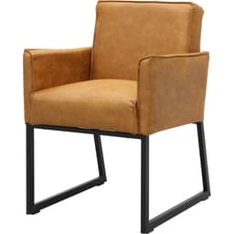 Eetkamerstoel Kenzo met gestoffeerde armleuning - 8