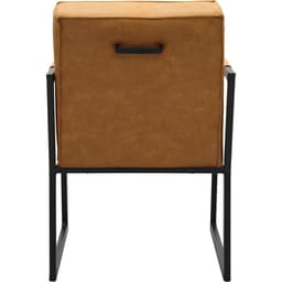 Eetkamerstoel Kenzo met metalen armleuning - 7