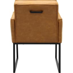 Eetkamerstoel Kenzo met gestoffeerde armleuning - 3