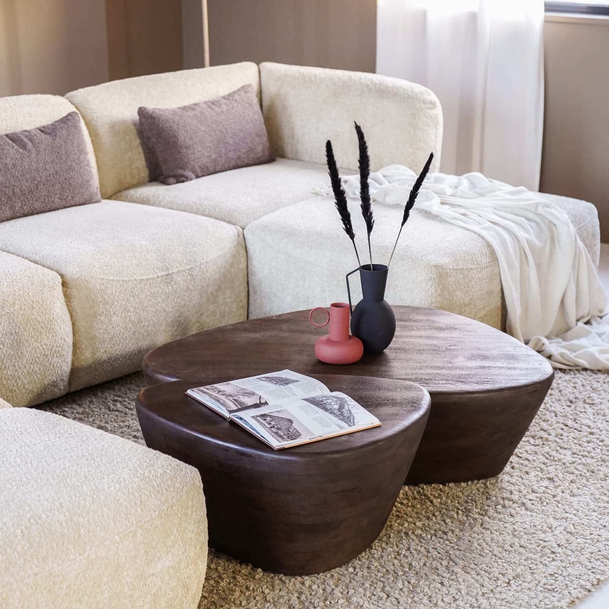 Salontafel Mila Bruin Groot - 3