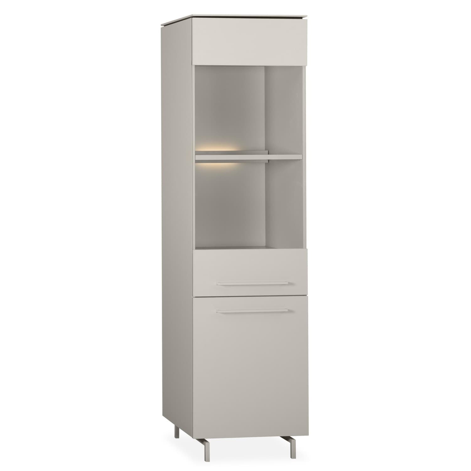 Vitrinekast Senna 2 deurs, LED verlichting