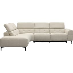 Bank Robin hoekziteiland links + 2,5-zits met 1 elektrische relax (eendelig) rechts - 13