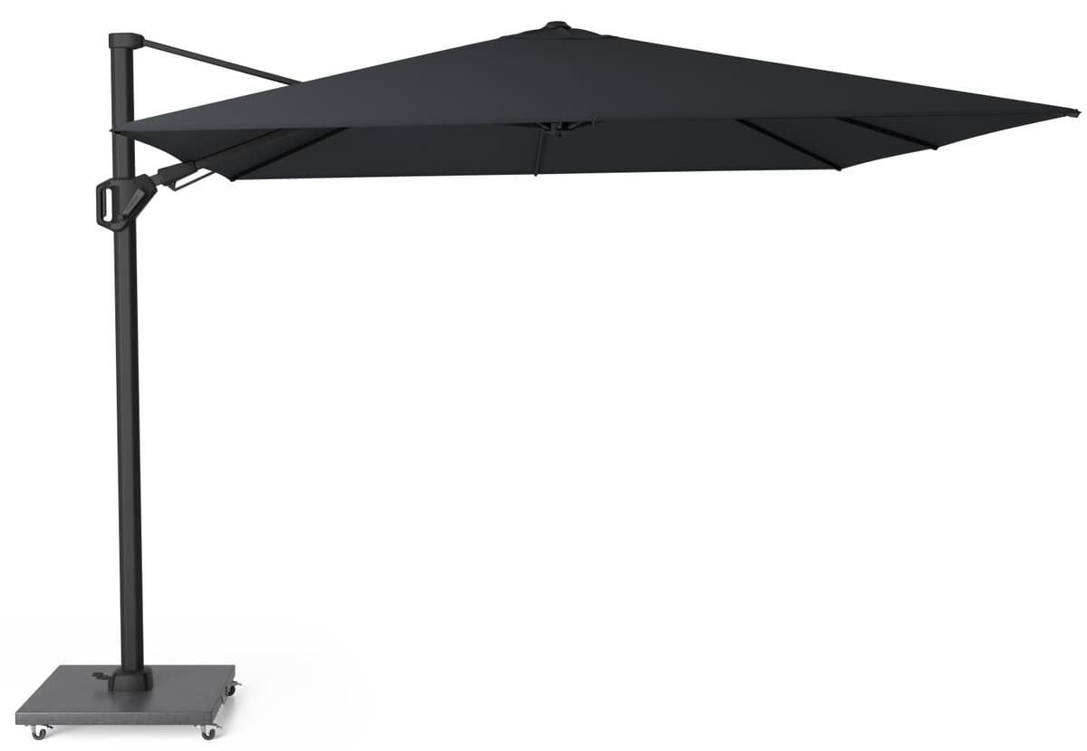 Zweefparasol Challenger T² Premium 300x300 cm Jet Black Platinum - 1