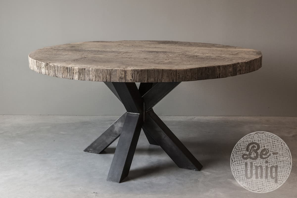 Eettafel New York Rond 180 cm (Incl. Poot) - 1