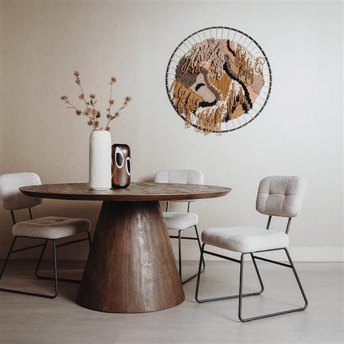 Eetkamertafel Premo Bruin Rond 150cm - 2