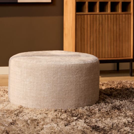 Ronde Hocker Maaike Naturel 60 cm - 1