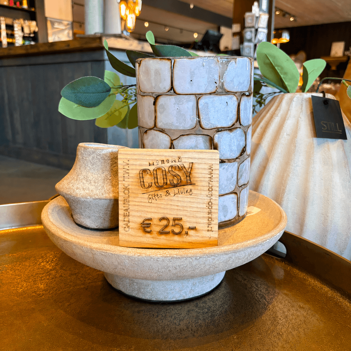 Cadeaublokje Cosy 25 Euro - 1