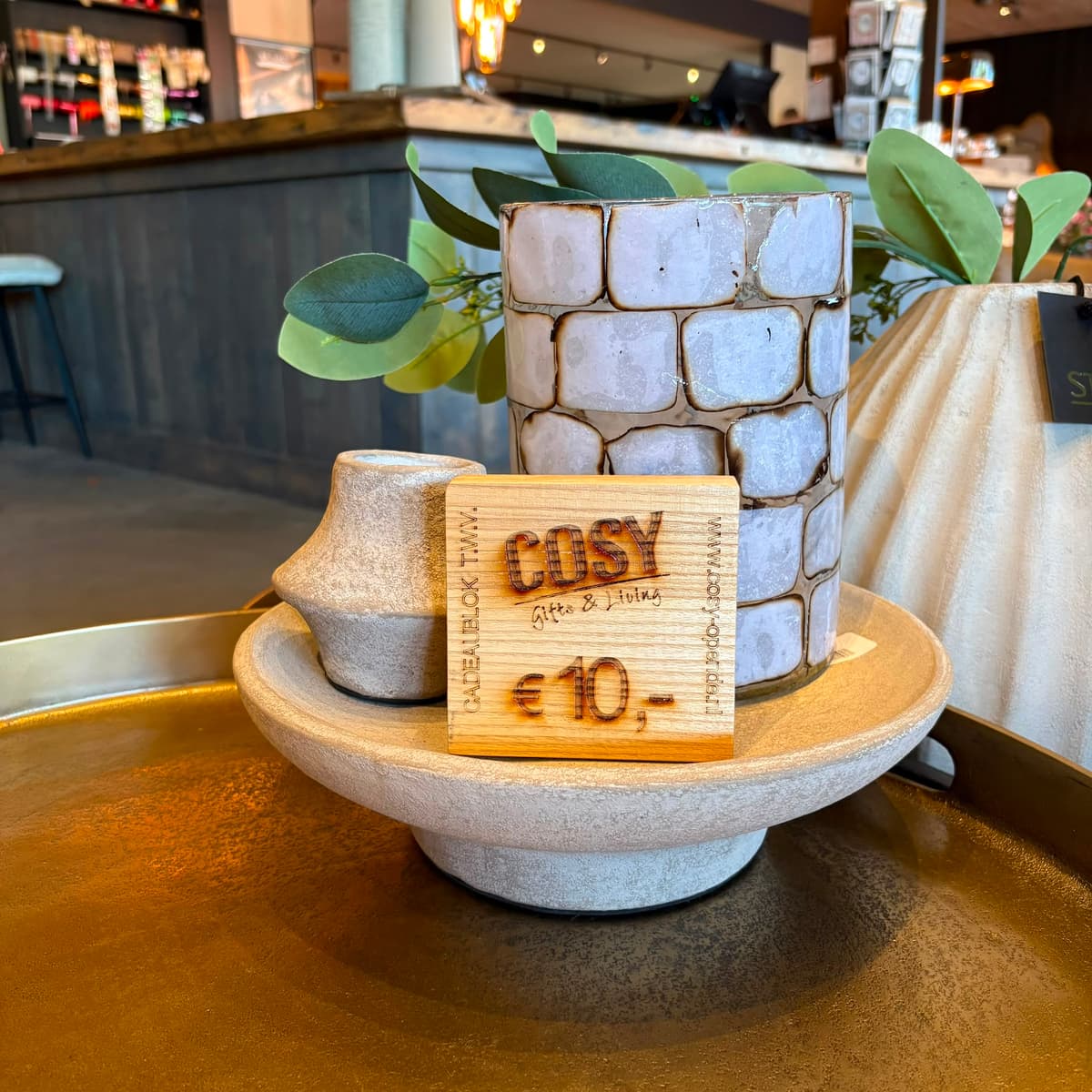 Cadeaublokje Cosy 10 Euro - 1
