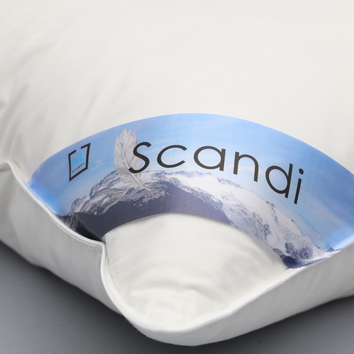 Hoofdkussen Scandi 100% eendenveertjes 60x70 - 6