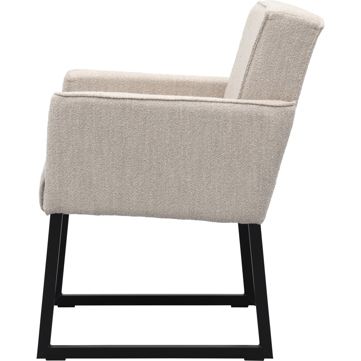 Eetkamerstoel Kenzo met gestoffeerde armleuning - 18