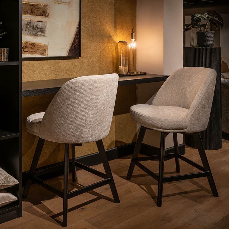 Barstoel Evan Hoog - UrbanSofa - 1