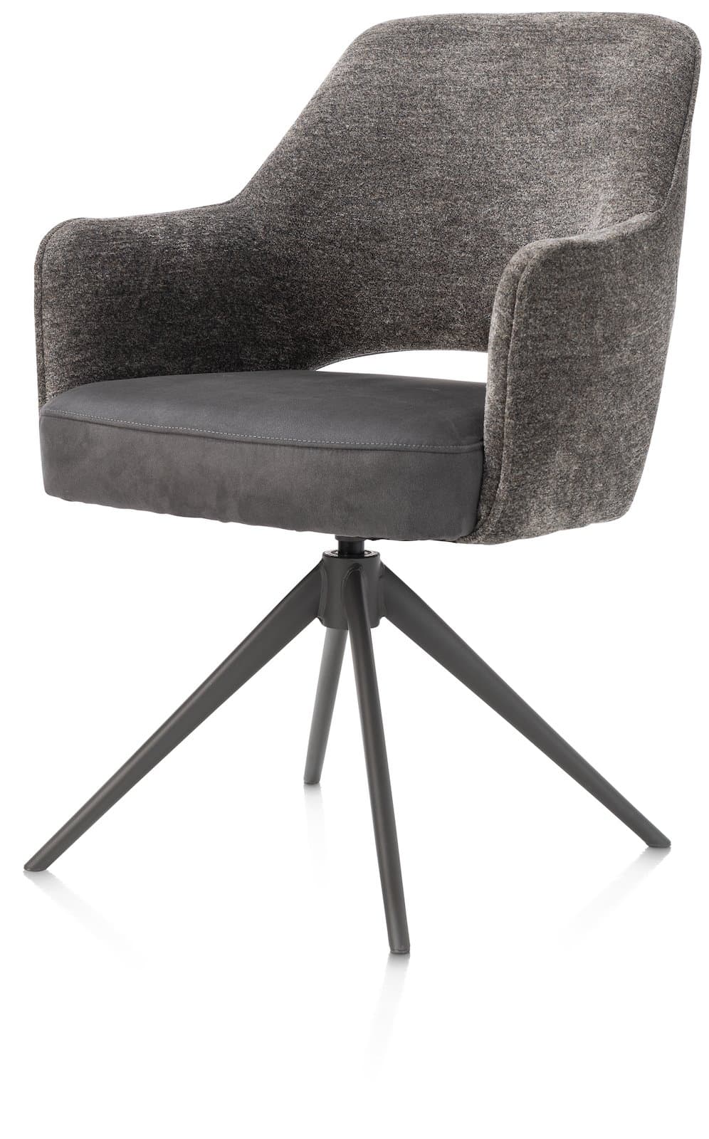 Armstoel enzo-cal/turn/gr Brad Antraciet - 1