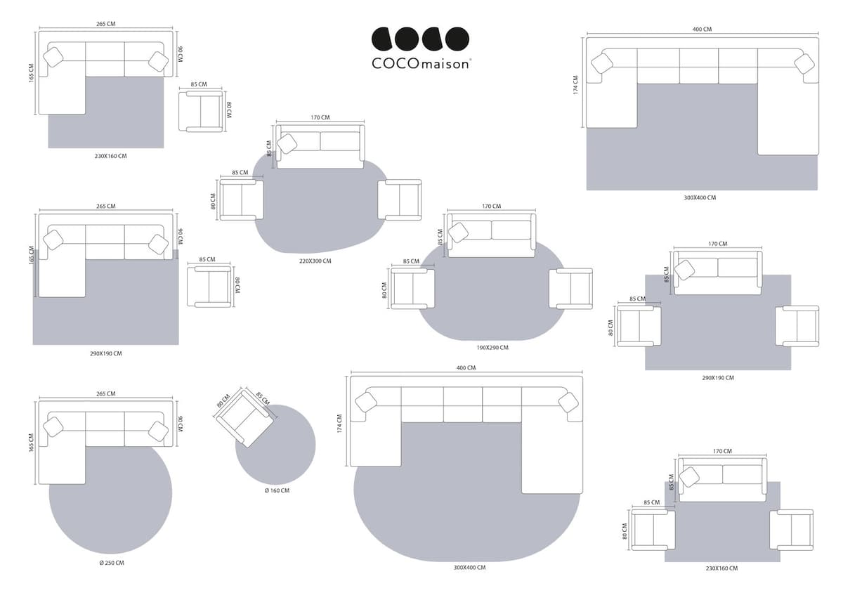 Timeless classic karpet 250dia Coco Maison bruin - 1