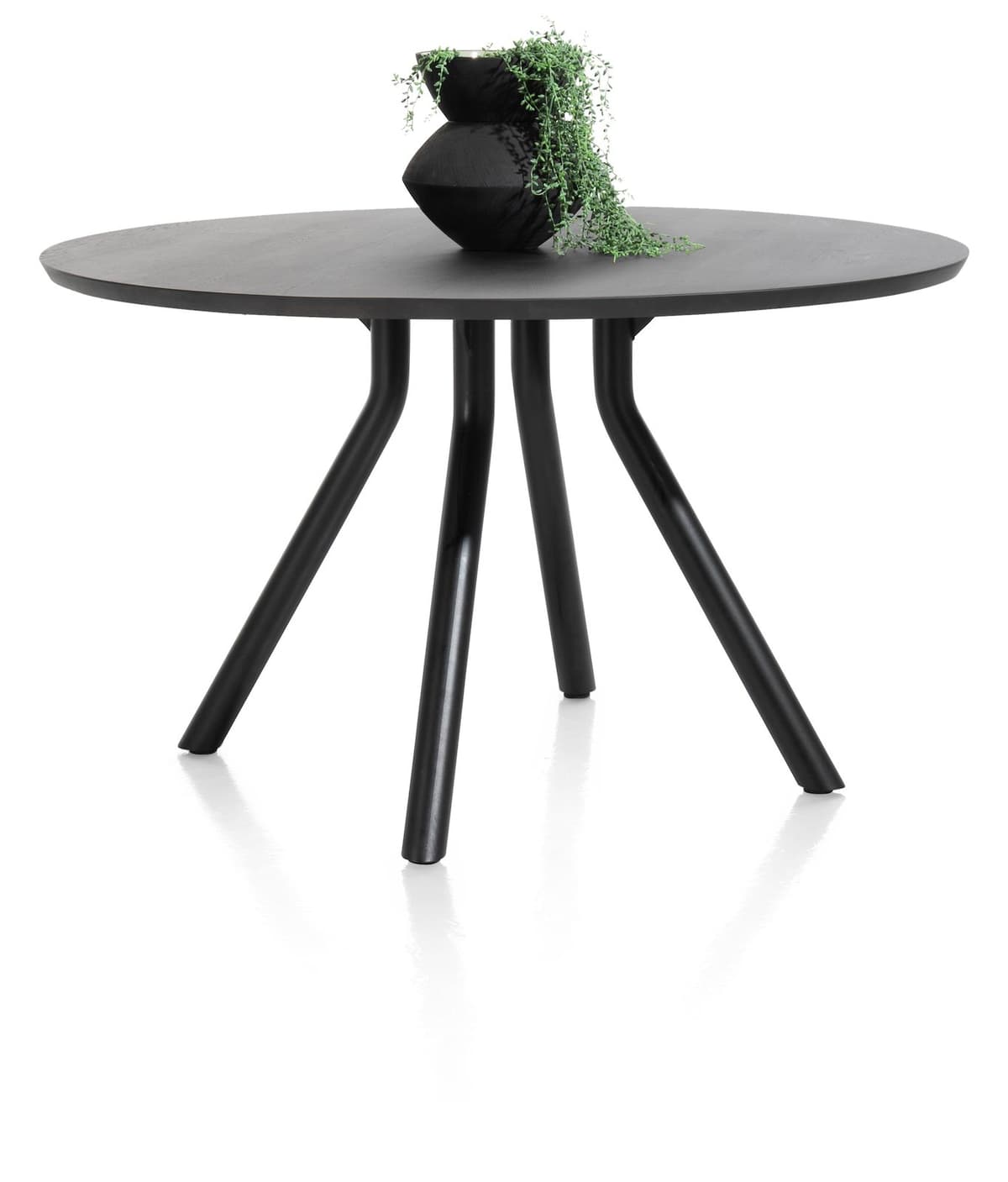 Tafel rond dia 140 cnpt Arvada Centrale poot zwart Onyx - 8