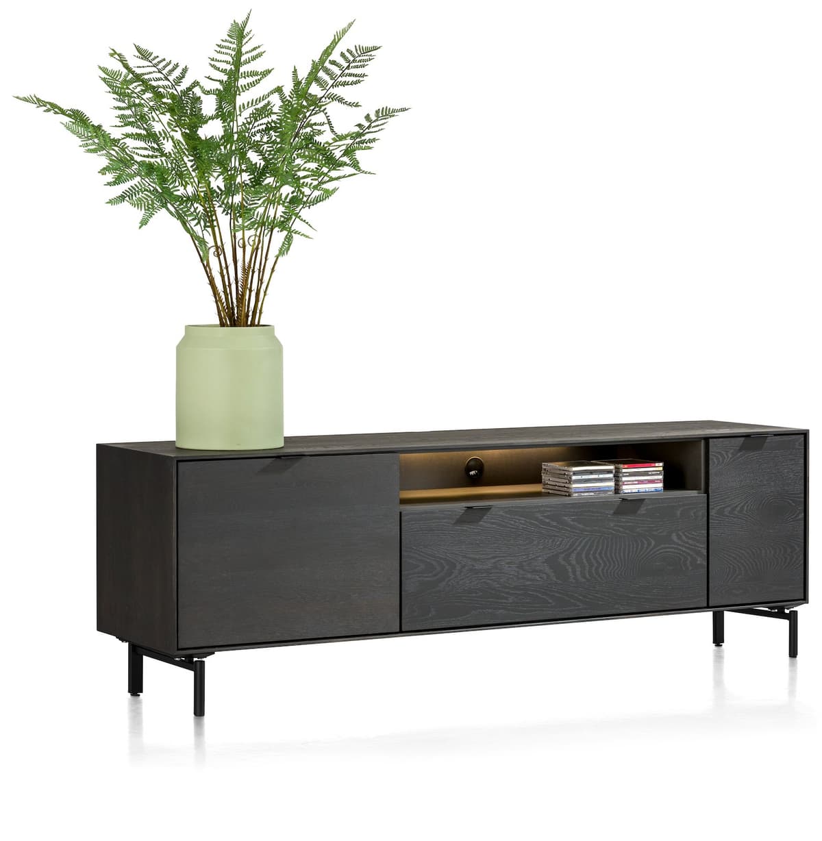 Lowboard 180 1dr1ff1l Elements Onyx - 2