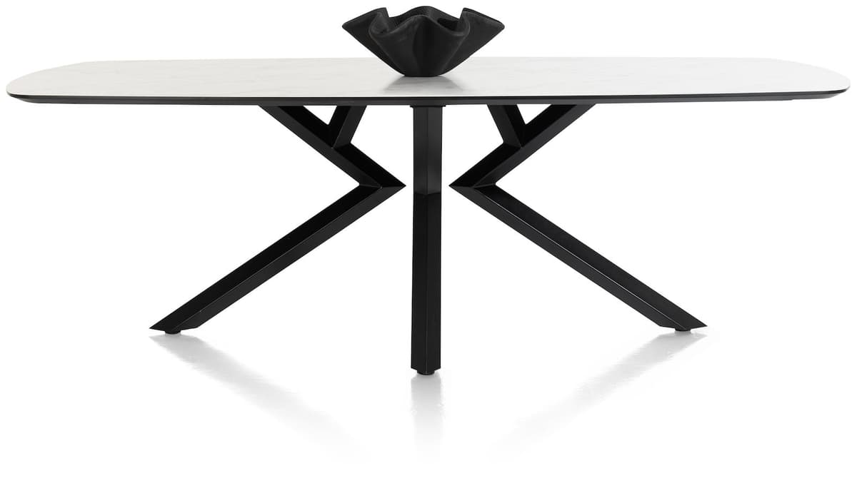 Tafel ovaal 110x240cm Masura wit - 1