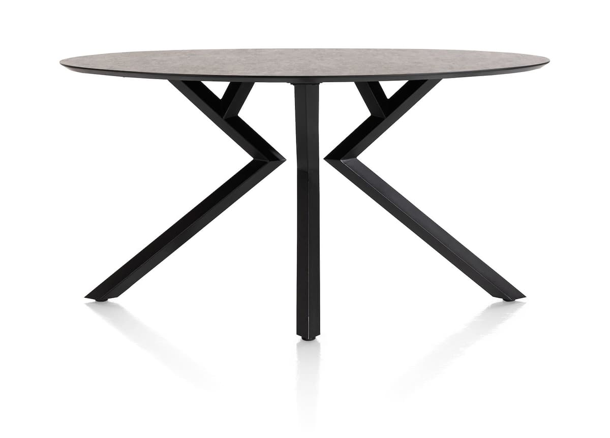 Bartafel 100x180 ellips Masura Antraciet - 1