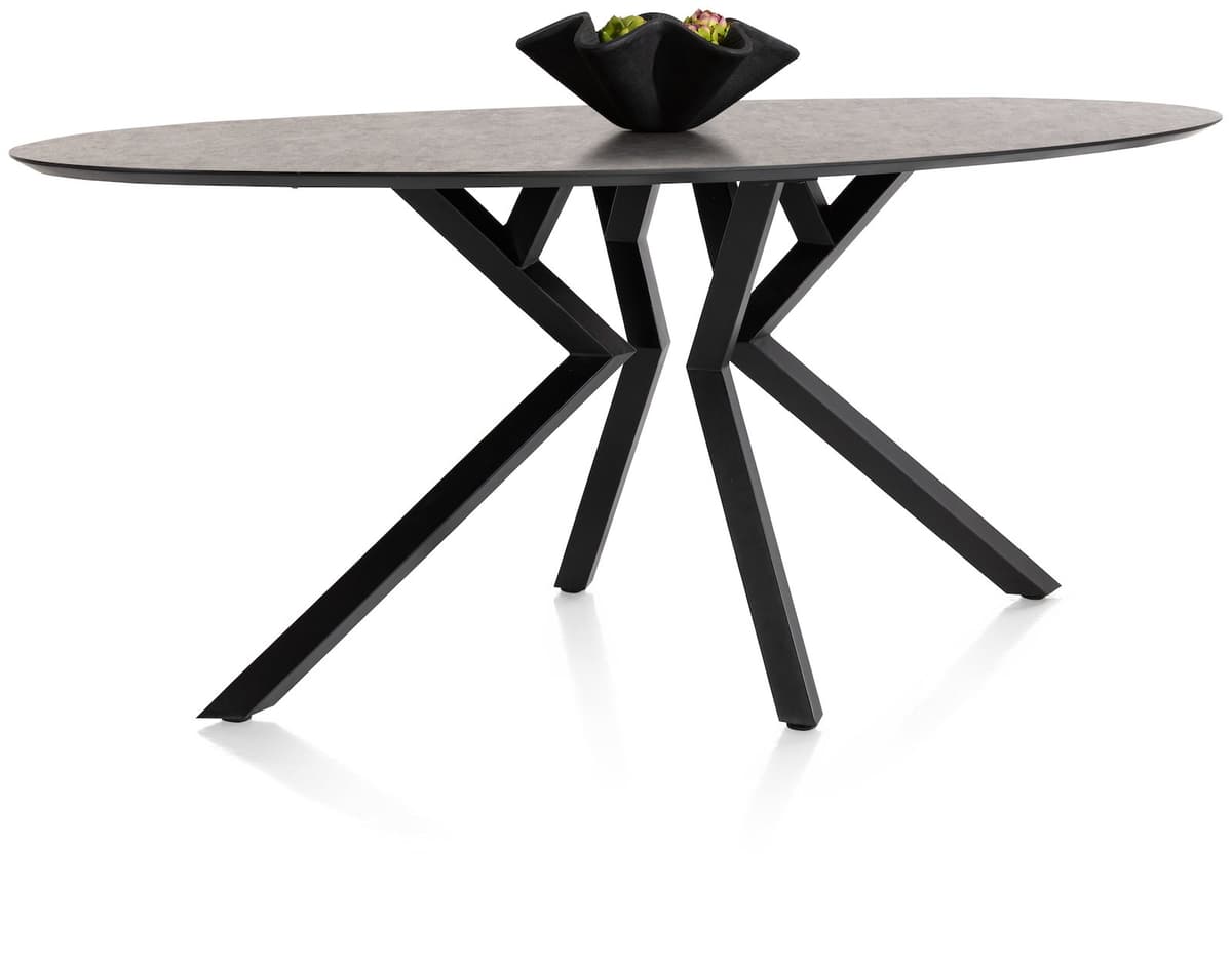 Bartafel 105x220 ellips Masura Antraciet - 2