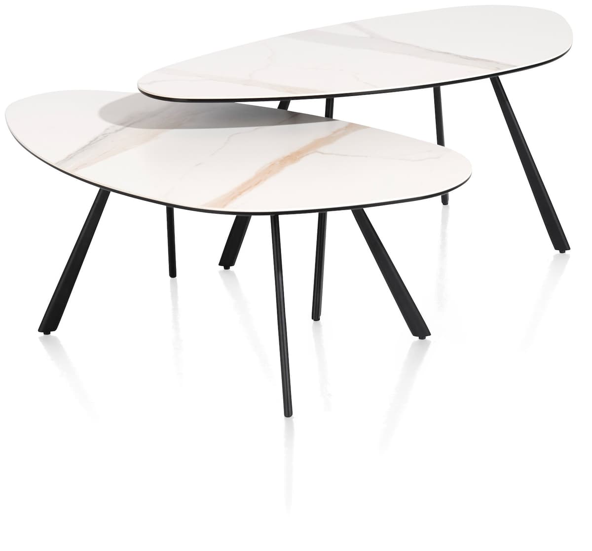 Salontafel 49x94, h35 Montello wit - 6