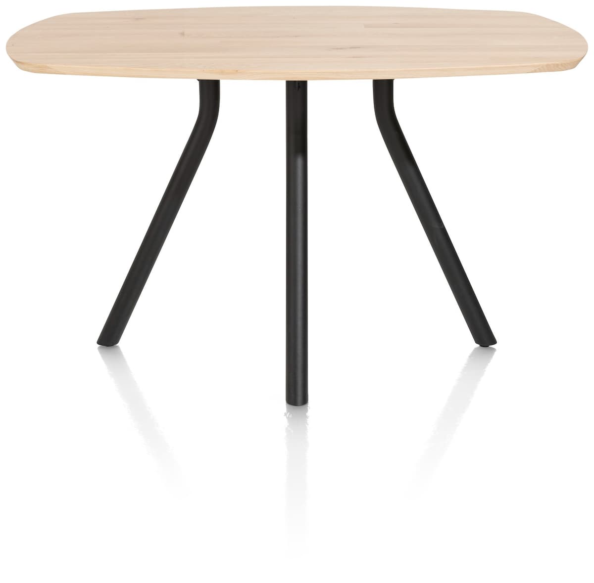 Bartafel ovaal 160x100 Arvada Centrale poot zwart natural - 3