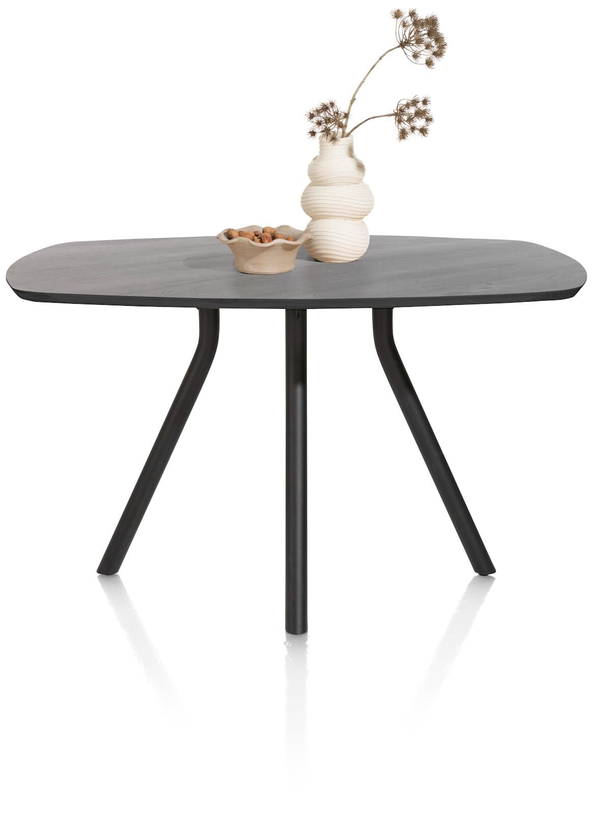 Bartafel ovaal 160x100 Arvada Centrale poot zwart Onyx - 3
