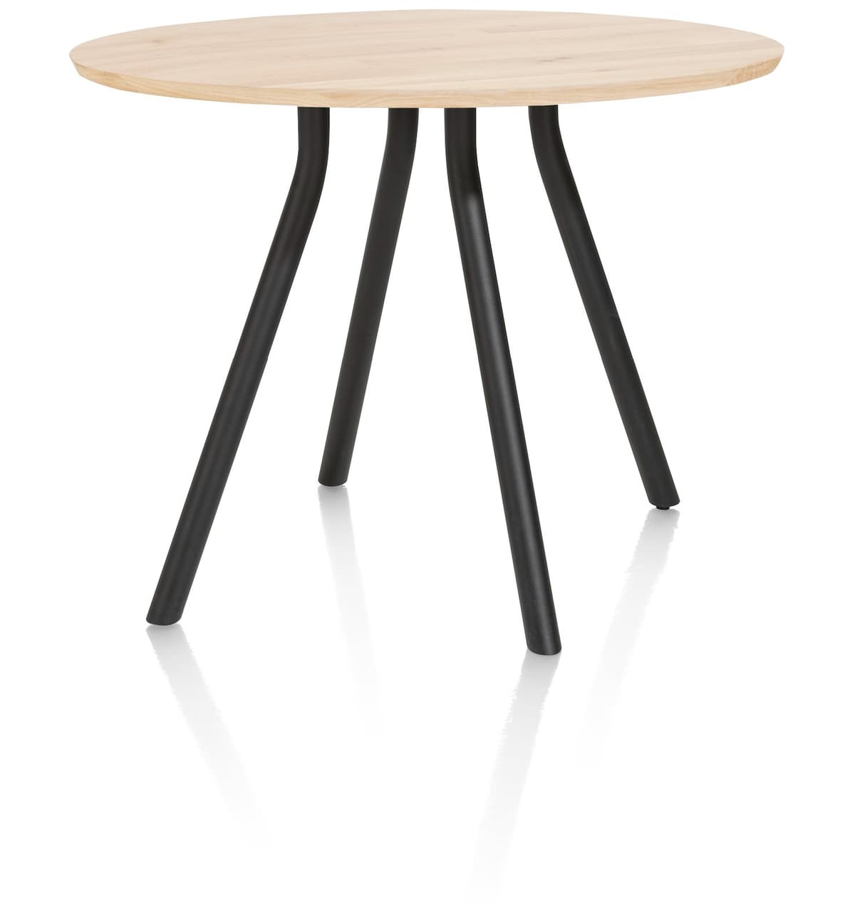 Bartafel rond dia 125cm Arvada Centrale poot zwart natural - 2