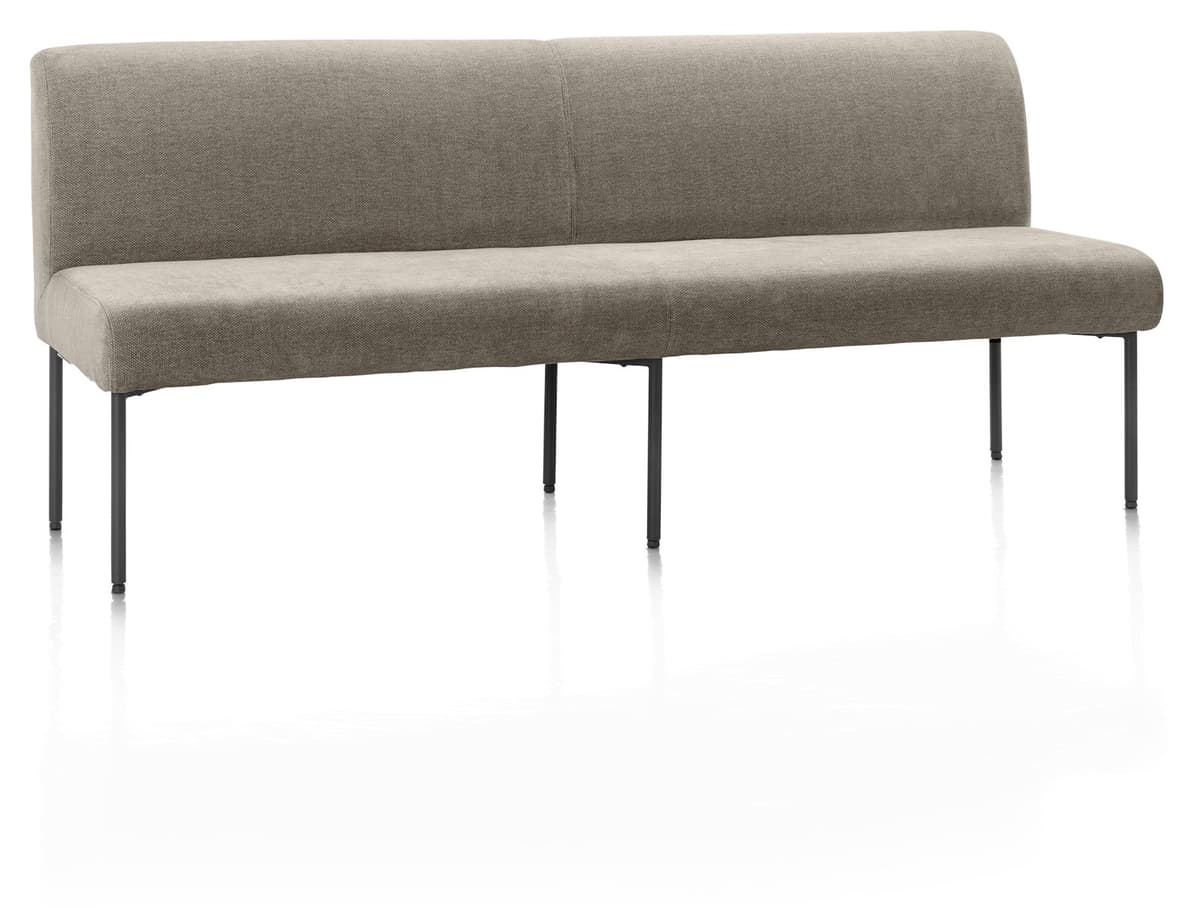 Eetkamerbank 200cm liv Reverso Pocket bruin - 2