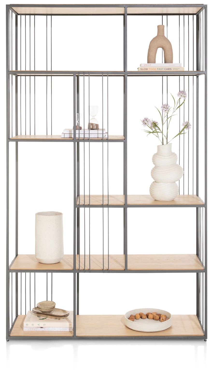 Roomdivider 120x200x40 Niora Metal graphite - 1