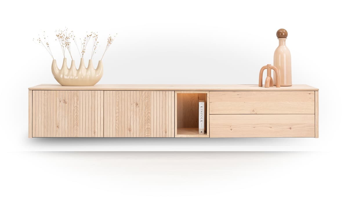 Lowb. 240cm 2d+2l+1n Trenton natural - 2