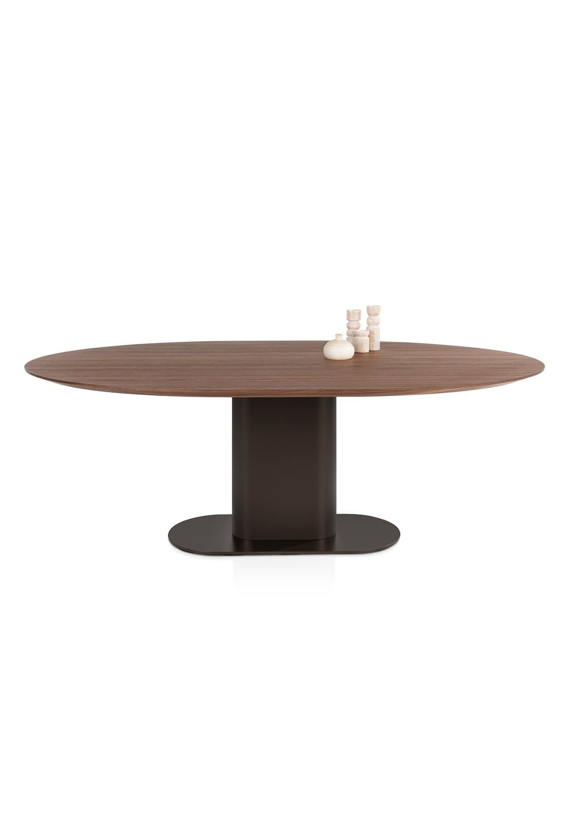 Tafel 210x100cm Brianza Steel Brown - 1