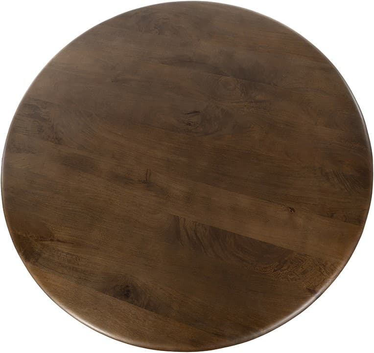 Eetkamertafel Zody Ø130 Mangohout Walnoot - 4